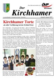 Kirchhamer Torte - bei Almtalonline.at