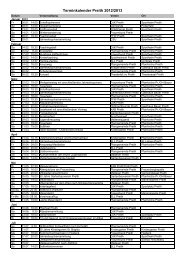 Terminkalender Preith 2012/2013 - Gemeinde Pollenfeld