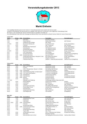 13-01-22 Veranstaltungskalender 2013 gültige ... - Markt Erkheim