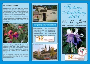 Ausstellung - Gesellschaft Österreichischer Fuchsienfreunde