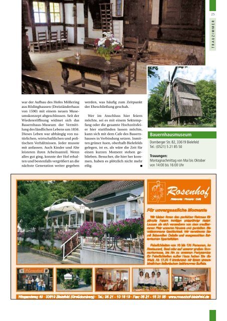 Bielefelds - Hochzeitsmagazin Bielefeld