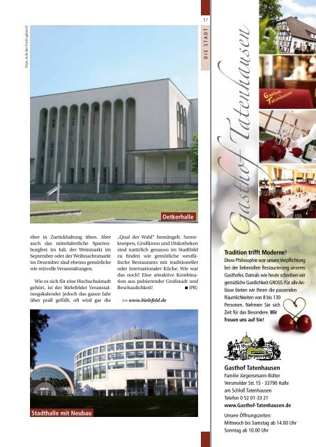 Bielefelds - Hochzeitsmagazin Bielefeld