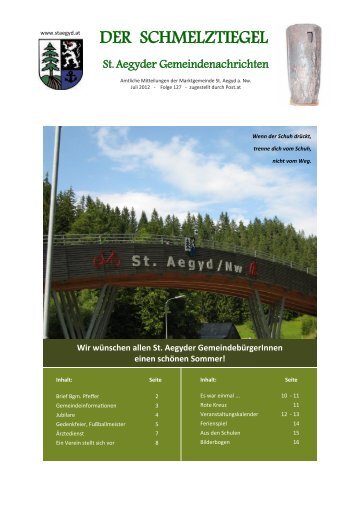 Ausgabe Juli 2012 - St. Aegyd