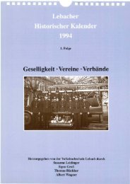 Geselligkeit ·Vereine ·Verbände - Historischer Verein Lebach E. V.