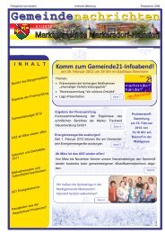 Das nchste Treffen wird sobald als Mglich mit der/dem RegionalbetreuerIn stattfinden. Weitere Interessierte sind dabei herzlich willkommen. Startschuss fr Gesunde Gemeinde - Markersdorf-Haindorf