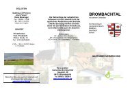 Gastgeberverzeichnis 2012 - Brombachtal