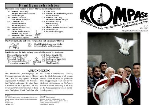 Kompass Ausgabe 3 / Mai 2007