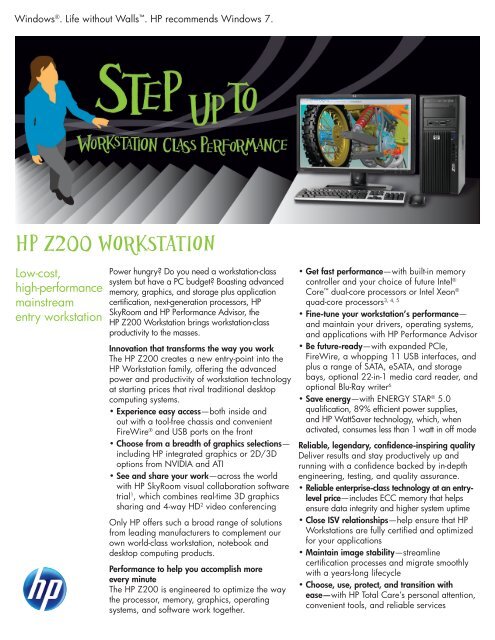 hp z200 workstation zbrush