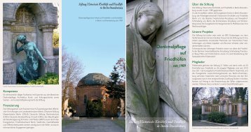 als PDF-Datei zum Herunterladen - Stiftung Historische Kirchhöfe ...