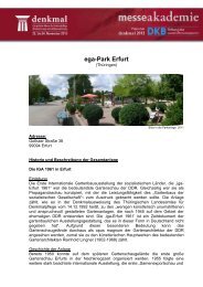 ega-Park Erfurt - denkmal Leipzig