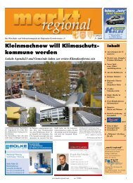 Kleinmachnow will Klimaschutz- kommune werden - markt regional