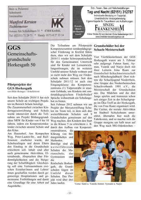 BVZeitung47 März 2012 - Bürgerverein Grönland 1952 eV