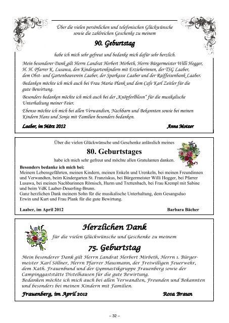 Mitteilungsblatt April 2012 - Markt Laaber