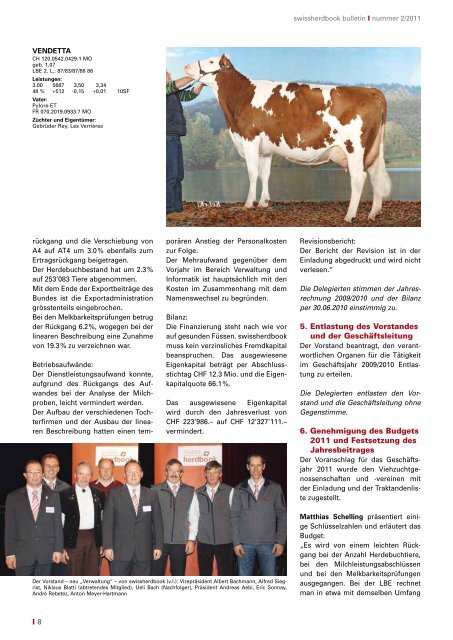 swissherdbook bulletin 2-2011-1-d