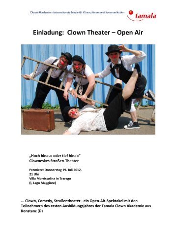 Einladung Strassentheater 2012 TN - Tamala-Center