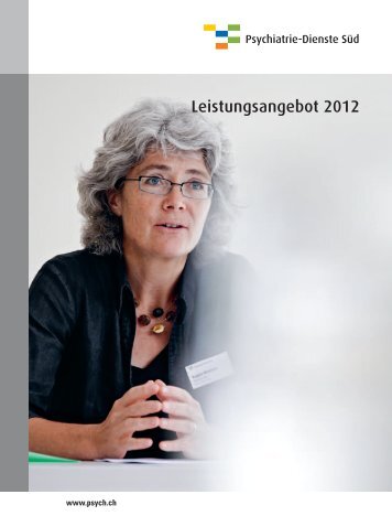 Download Leistungsangebot 2012 - Psychiatrie-Dienste Süd