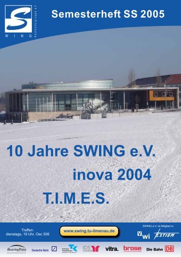 10 Jahre SWING eV inova 2004 TIMES - SWING an der TU Ilmenau ...