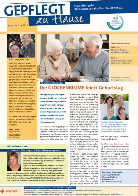 Ausgabe 21 (2012) Fünf Jahre Glockenblume - Kirchliche ...