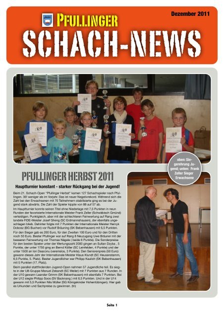 Schach-News 12/2011 - Schachfreunde Pfullingen eV