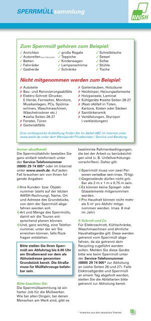 ABFUHRtermine 2013 - Abfallwirtschaft Südholstein
