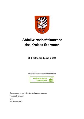 Kreises Stormarn - Abfallwirtschaft Südholstein