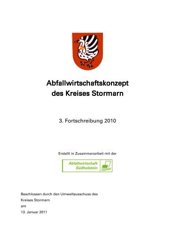 Kreises Stormarn - Abfallwirtschaft Südholstein