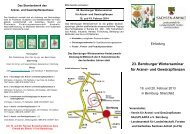 23. Bernburger Winterseminar für Arznei- und ... - Saluplanta eV