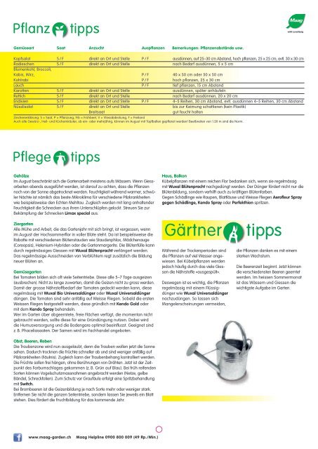 Maag Gartenkalender 2012 (3.51 MB) - Bürgi.ch AG