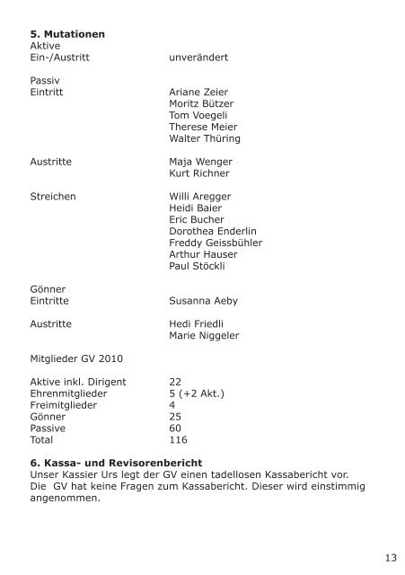 GRILLPLAUSCH TURNFEST - Akkordeon Orchester Aesch