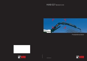 HIAB 027 Bereich 3 mt Produktbroschüre - Berger Kräne