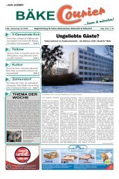 Ungeliebte Gäste? - Bäke-Courier