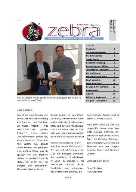 Layout Zebra Startklar Schatzel Ggmbh