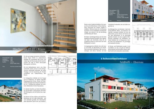 25 Jahren - Bernasconi + Partner Architekten AG