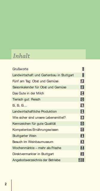 Stuttgart - Infodienst Landwirtschaft - Baden-Württemberg