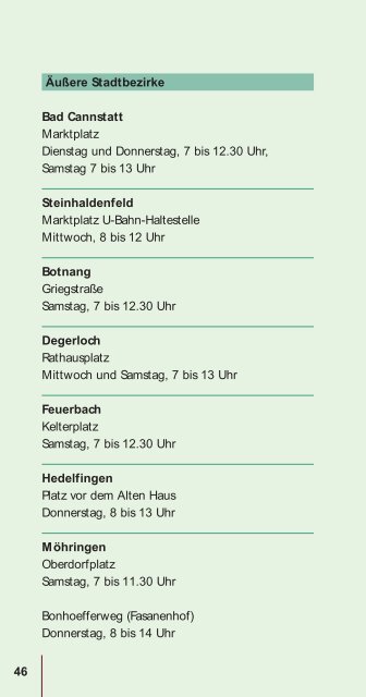 Stuttgart - Infodienst Landwirtschaft - Baden-Württemberg