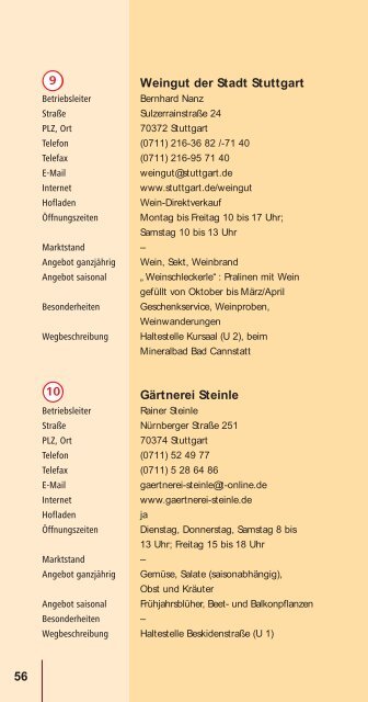 Stuttgart - Infodienst Landwirtschaft - Baden-Württemberg