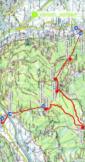 gemütlich vom Vigiljoch (Lana) über die Naturnser Alm