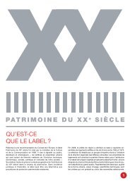 Livret Expo Patrimoine XX.indd - Maison de l'Architecture