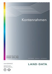 Kontenrahmen gesamt (PDF) - LAND-DATA GmbH