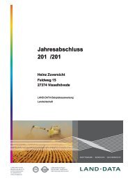 Jahresabschluss komplett - LAND-DATA GmbH