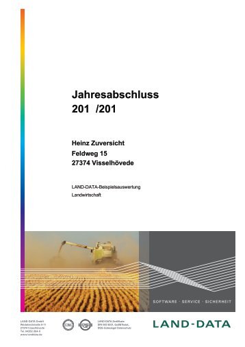 Jahresabschluss komplett - LAND-DATA GmbH