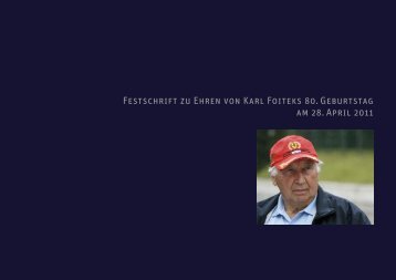 interessanten Festschrift - Foitek Automobile AG