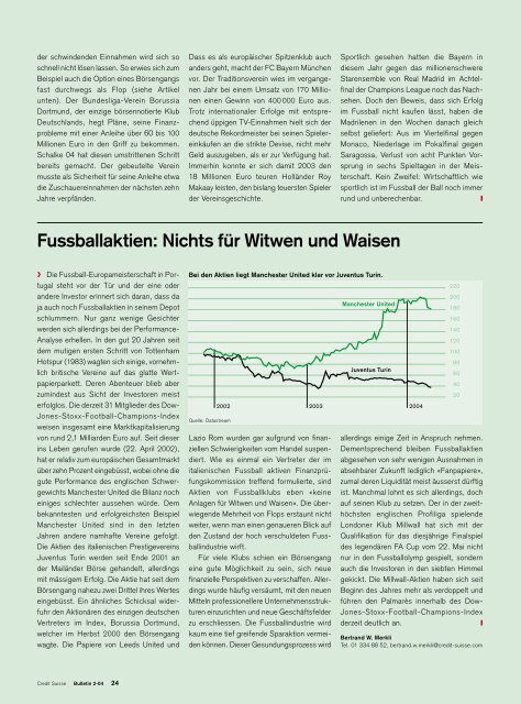 Fussball - Credit Suisse eMagazine - Deutschland