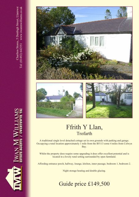 Ffrith Y Llan, - Iwan M Williams