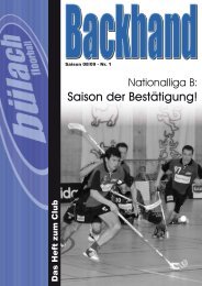 Saison der Bestätigung! - Bülach Floorball