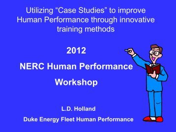 LD Holland - NERC HU Presentation