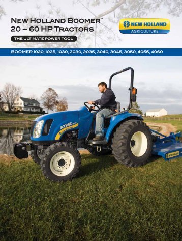 New Holland BoomerTM 20 – 60 HP Tractors