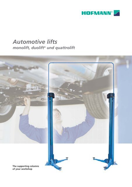 Automotive lifts monolift, duolift® und quattrolift