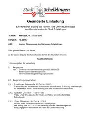 Geänderte Einladung - Stadt Schelklingen