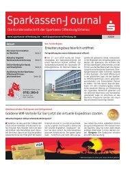 Sparkassen-Journal - Sparkasse Offenburg/Ortenau